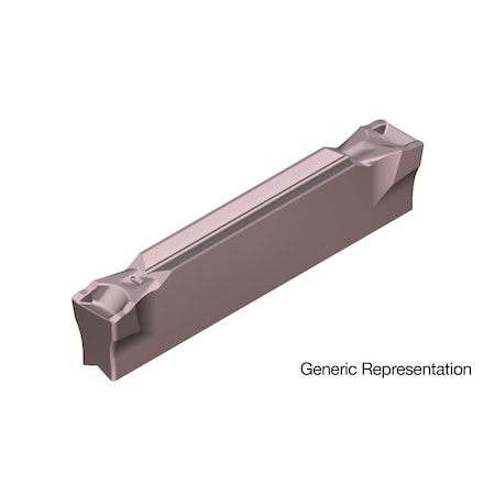 GCMN7004-GL, Grade AC520U, 7mm Groove Width, Carbide Grooving Insert